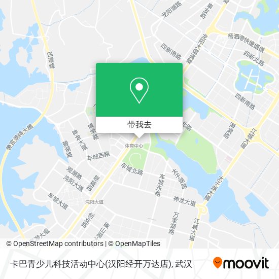 卡巴青少儿科技活动中心(汉阳经开万达店)地图