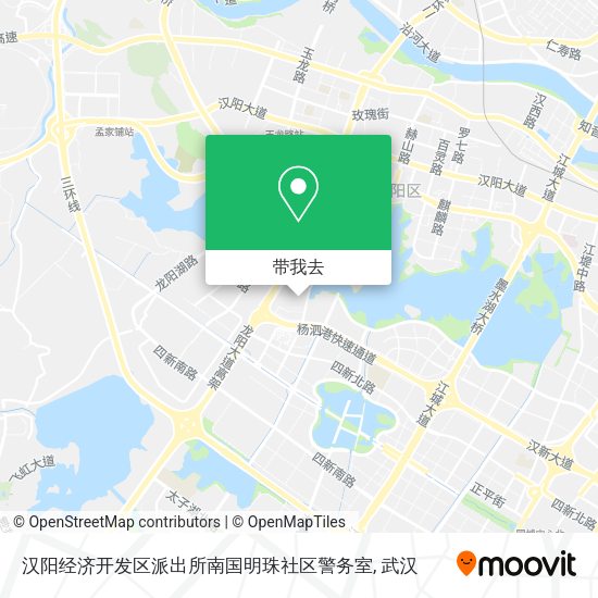 汉阳经济开发区派出所南国明珠社区警务室地图