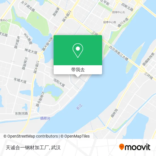天诚合一钢材加工厂地图