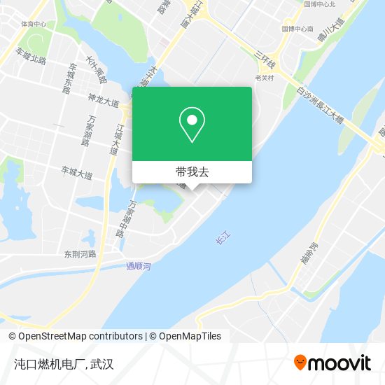 沌口燃机电厂地图