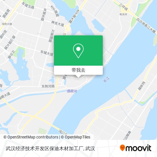 武汉经济技术开发区保迪木材加工厂地图
