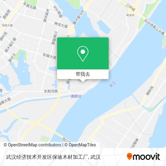 武汉经济技术开发区保迪木材加工厂地图