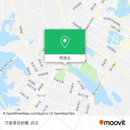 万家香自助餐地图