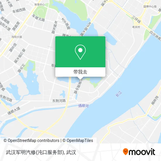 武汉军明汽修(沌口服务部)地图
