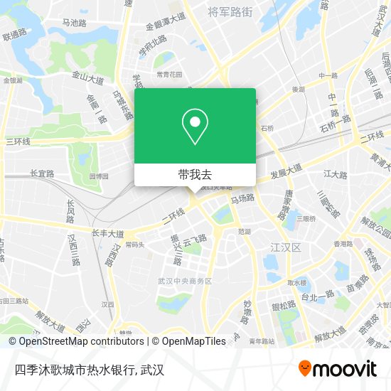 四季沐歌城市热水银行地图