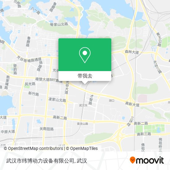 武汉市纬博动力设备有限公司地图