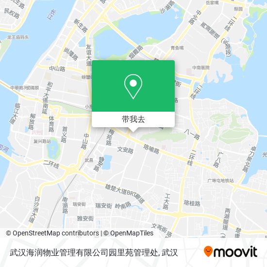 武汉海润物业管理有限公司园里苑管理处地图