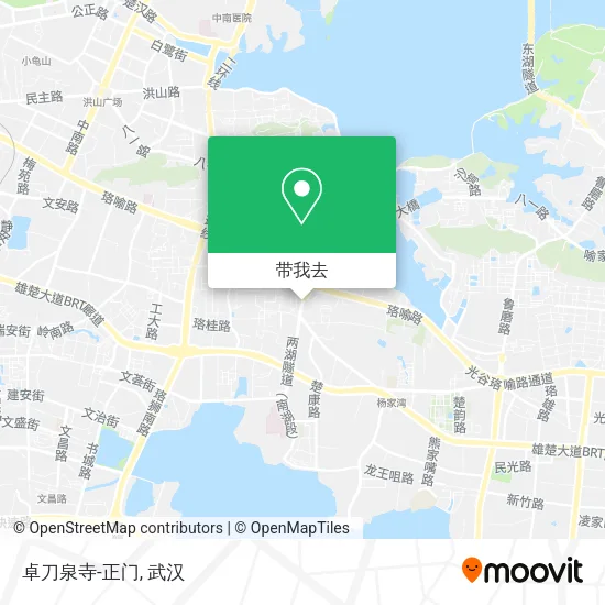 卓刀泉寺-正门地图