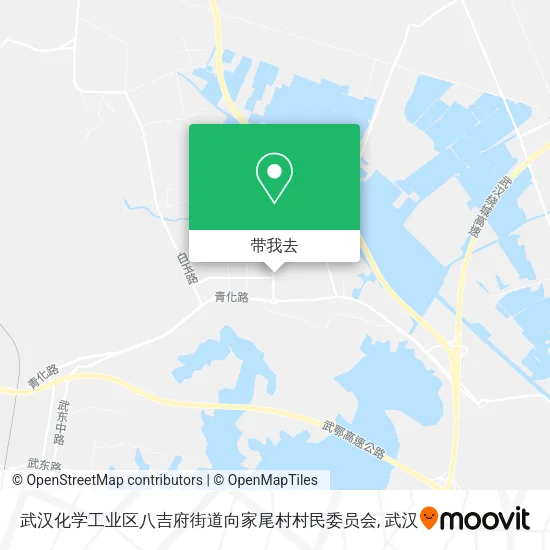 武汉化学工业区八吉府街道向家尾村村民委员会地图
