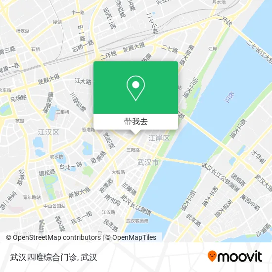 武汉四唯综合门诊地图