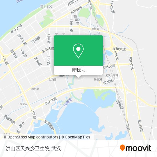 洪山区天兴乡卫生院地图