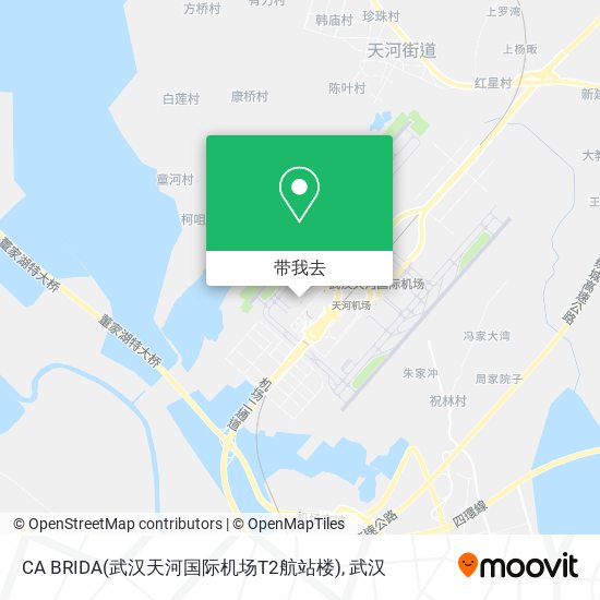CA BRIDA(武汉天河国际机场T2航站楼)地图