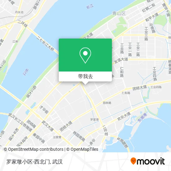 罗家墩小区-西北门地图