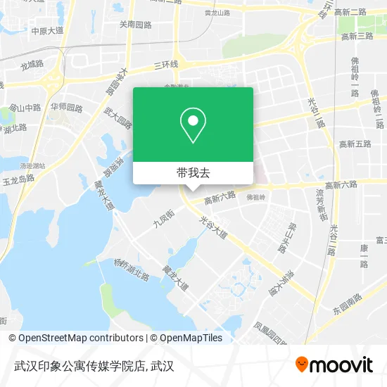 武汉印象公寓传媒学院店地图
