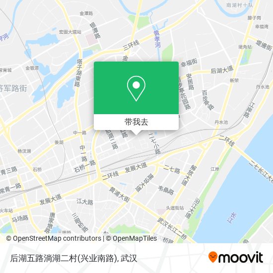 后湖五路淌湖二村(兴业南路)地图