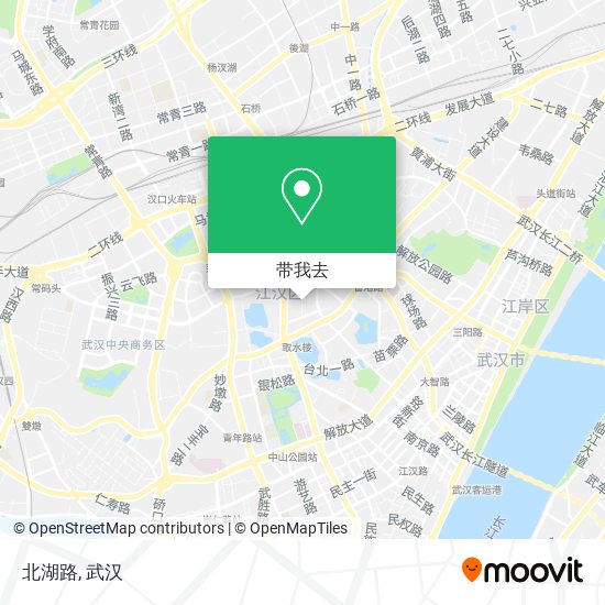 北湖路地图