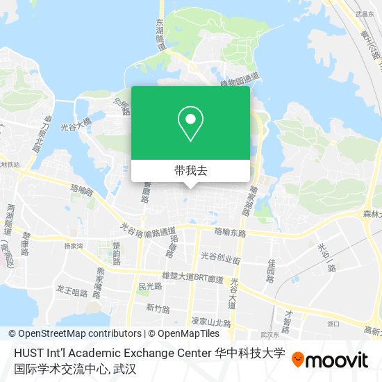 HUST Int’l Academic Exchange Center 华中科技大学国际学术交流中心地图