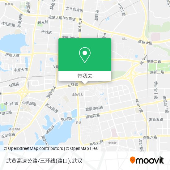 武黄高速公路/三环线(路口)地图