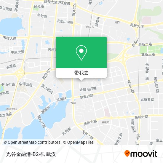 光谷金融港-B2栋地图