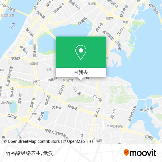 竹福缘经络养生地图