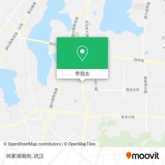 何家湖南街地图