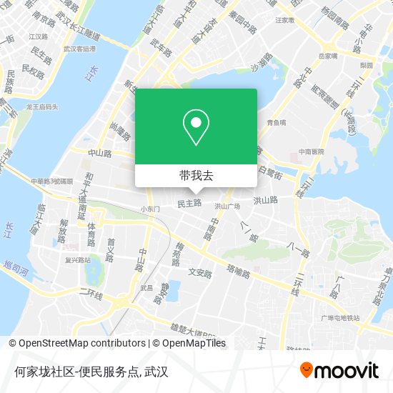 何家垅社区-便民服务点地图