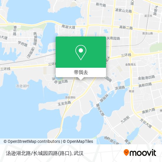 汤逊湖北路/长城园四路(路口)地图