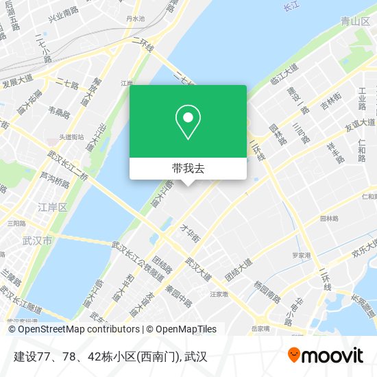 建设77、78、42栋小区(西南门)地图