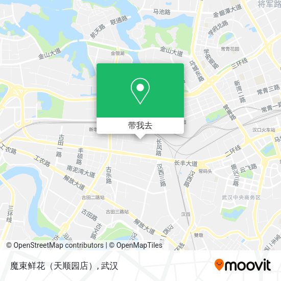 魔束鲜花（天顺园店）地图