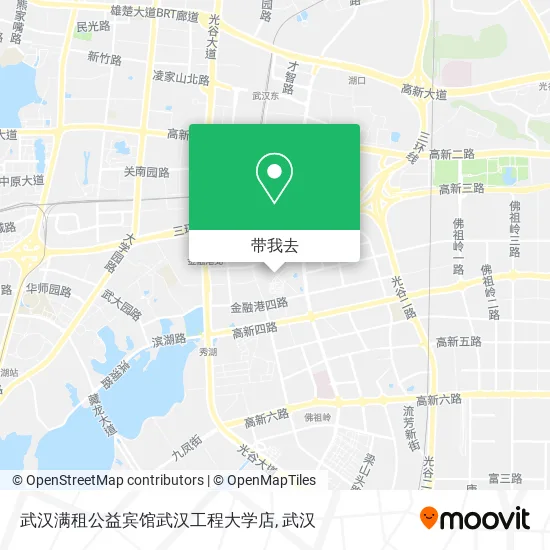 武汉满租公益宾馆武汉工程大学店地图