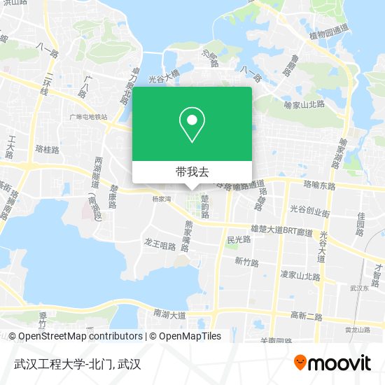 武汉工程大学-北门地图