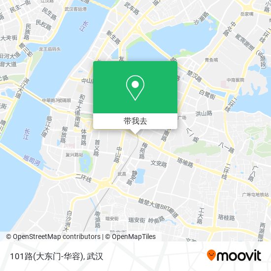101路(大东门-华容)地图