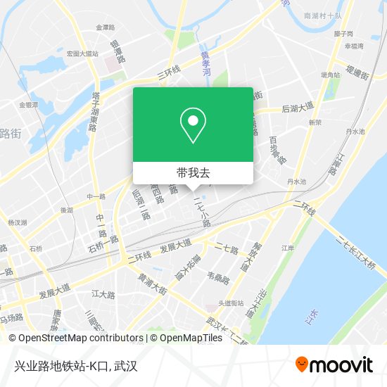 兴业路地铁站-K口地图