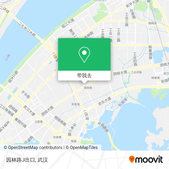 园林路J出口地图