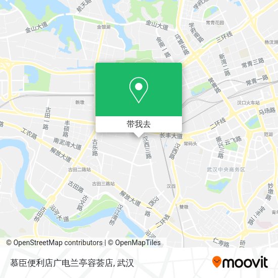 慕臣便利店广电兰亭容荟店地图