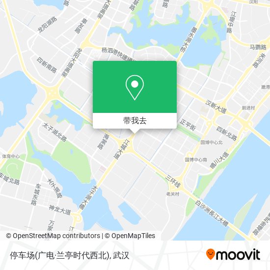 停车场(广电·兰亭时代西北)地图