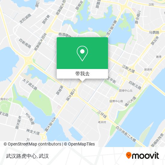武汉路虎中心地图