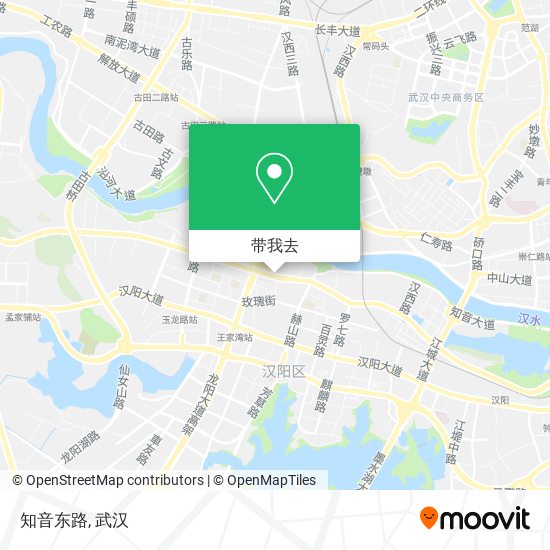 知音东路地图