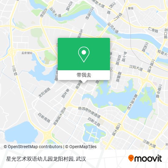 星光艺术双语幼儿园龙阳村园地图