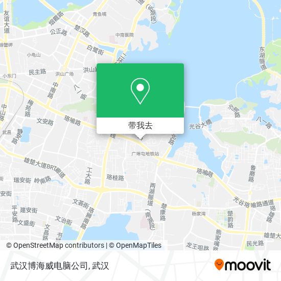 武汉博海威电脑公司地图