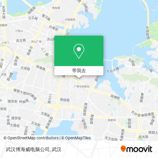 武汉博海威电脑公司地图