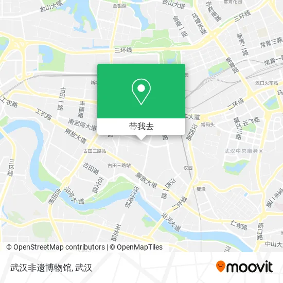 武汉非遗博物馆地图