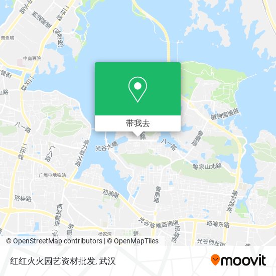 红红火火园艺资材批发地图