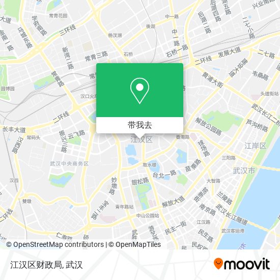 江汉区财政局地图