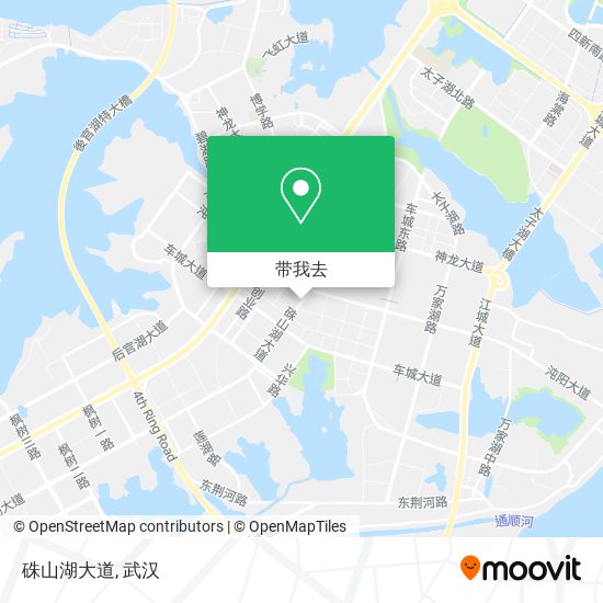 硃山湖大道地图