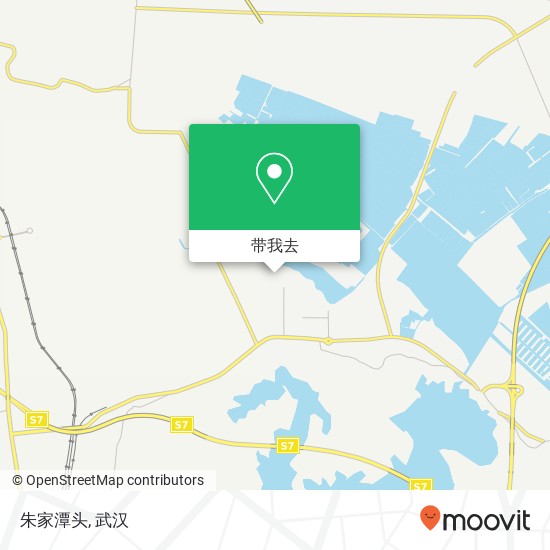 朱家潭头地图