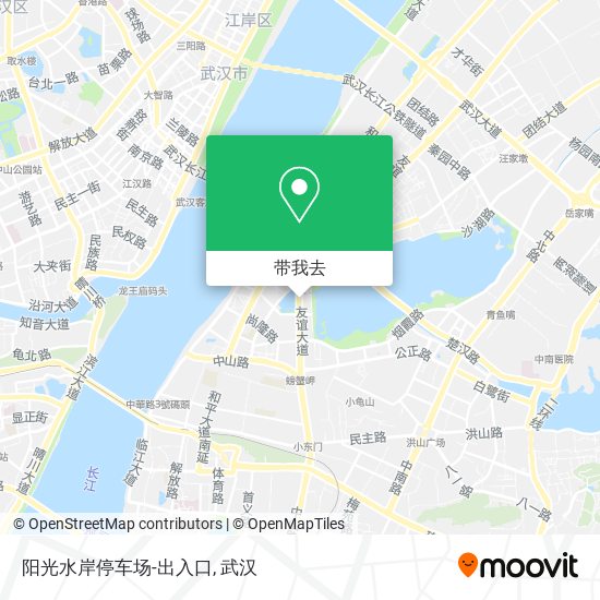 阳光水岸停车场-出入口地图