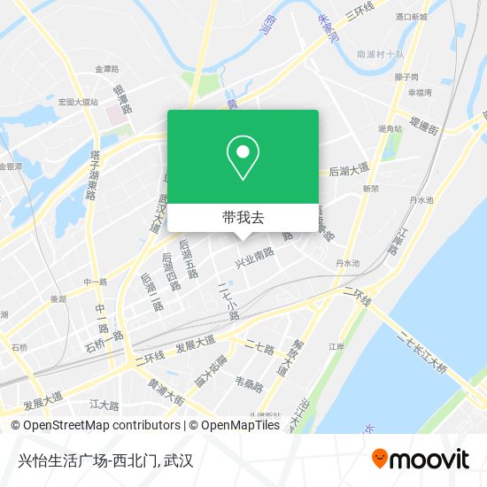 兴怡生活广场-西北门地图