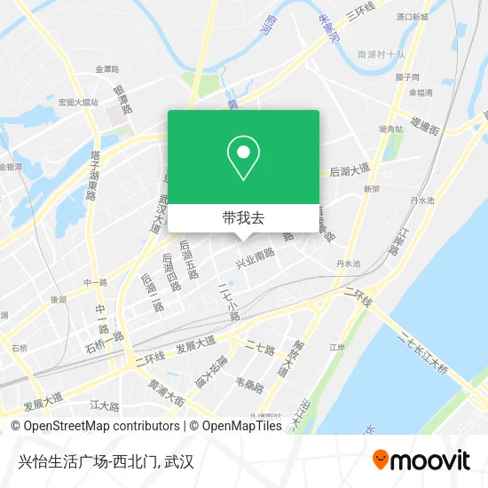 兴怡生活广场-西北门地图