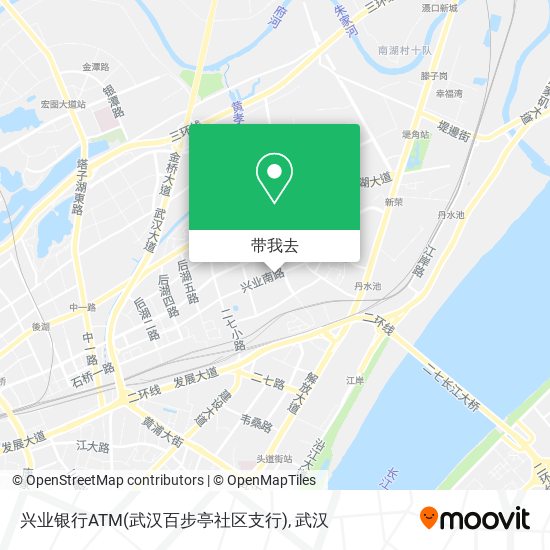 兴业银行ATM(武汉百步亭社区支行)地图